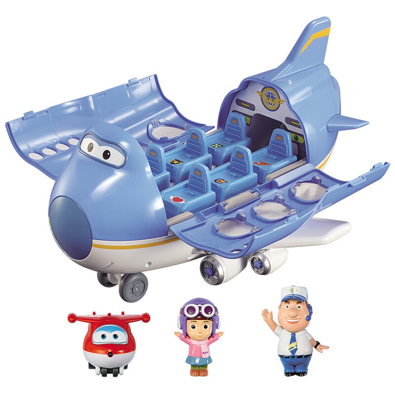 Super Wings Season 1 BIG WING Large Airplane Playset with Mini figures
