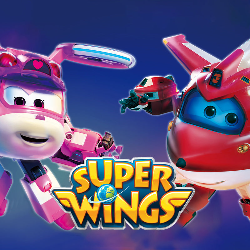 Super Wings Season 7 Limited Edition Big Transforming JETT/DIZZY