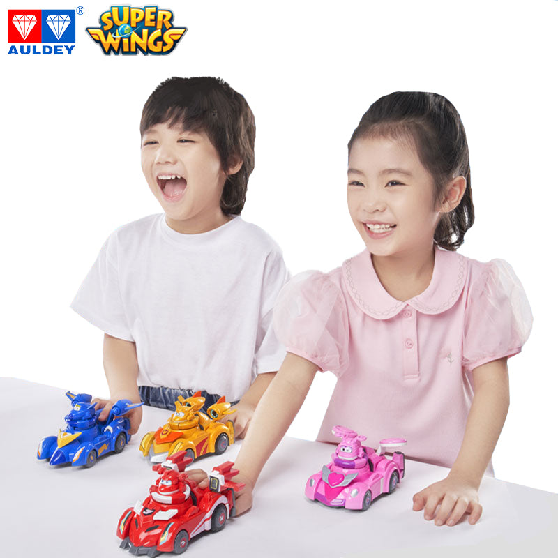 Super Wings Season 7 Team Speed Squad Transforming JETT/DIZZY/JEROME/GOLDEN BOY