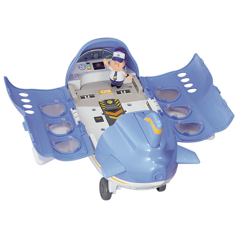 Super Wings Season 1 BIG WING Large Airplane Playset with Mini figures