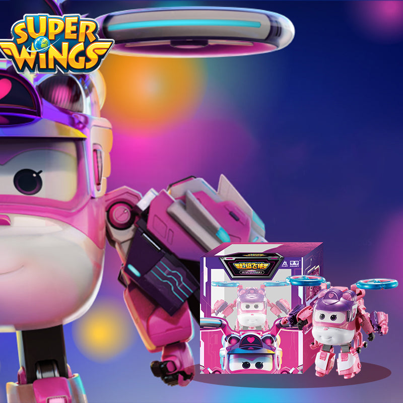 Super Wings Season 7 Limited Edition Big Transforming JETT/DIZZY