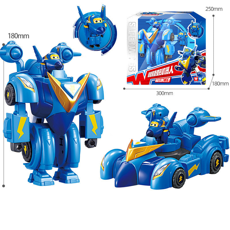 Super Wings Season 7 Team Speed Squad Robotic Suits JETT/DIZZY/JEROME/GOLDEN BOY