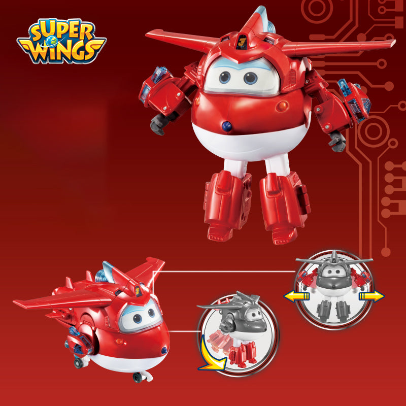 Super Wings Season 7 Limited Edition Big Transforming JETT/DIZZY