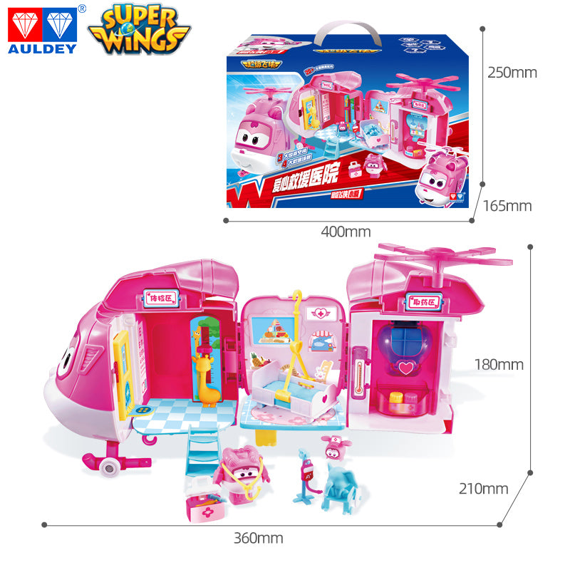 Super Wings Season 7 DIZZY'S Rescue Playset with Mini figures