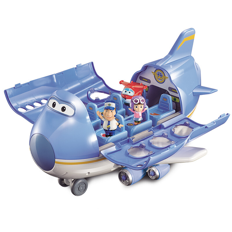 Super Wings Season 1 BIG WING Large Airplane Playset with Mini figures