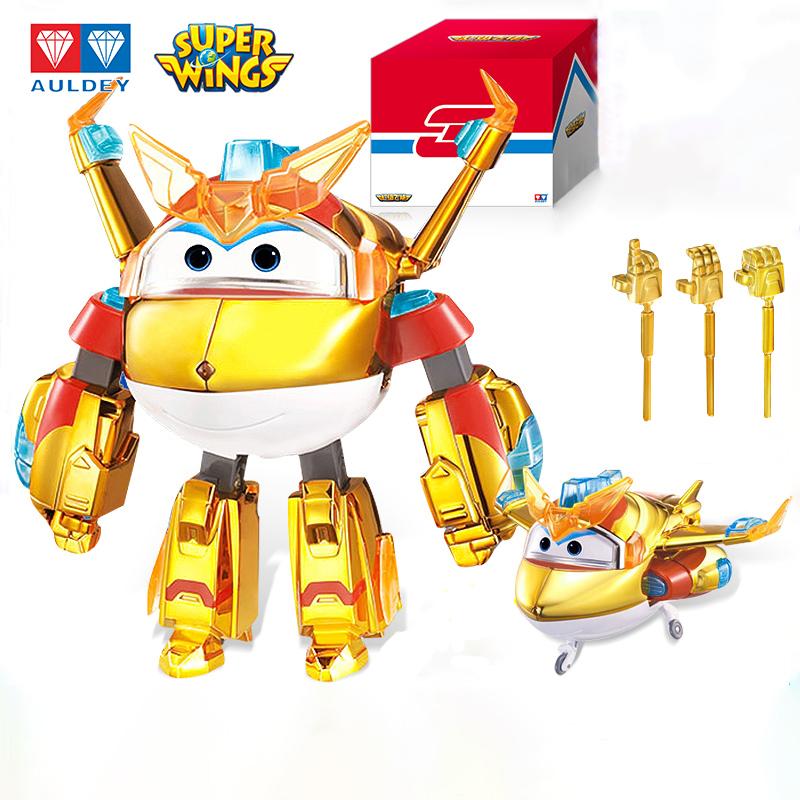 Super Wings Season 6 World Guardians JETT/DIZZY/DONNIE/PAUL/GOLDEN BOY with Sound Light