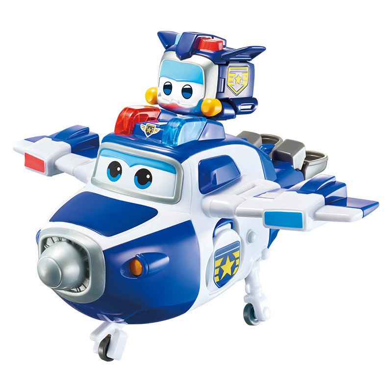 Super Wings Season 5 Supercharged Transforming Robot with Super Pets Playset,JETT/DONNIE/DIZZ/PAUL Paul - original product photo without promotional overlays