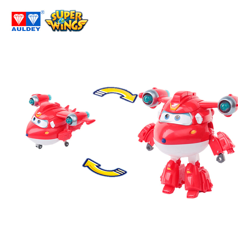 Super Wings Season 4 Supercharged JETT/DONNIE/DIZZY/PAUL/CRYSTAL/MIRA with Light Sound