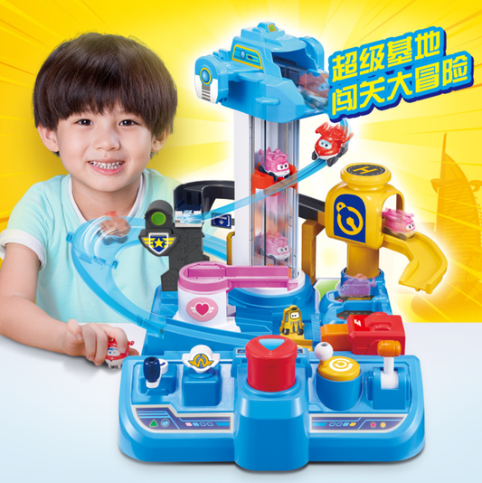 Super Wings Season 4 World Airport Playset with Mini Figures