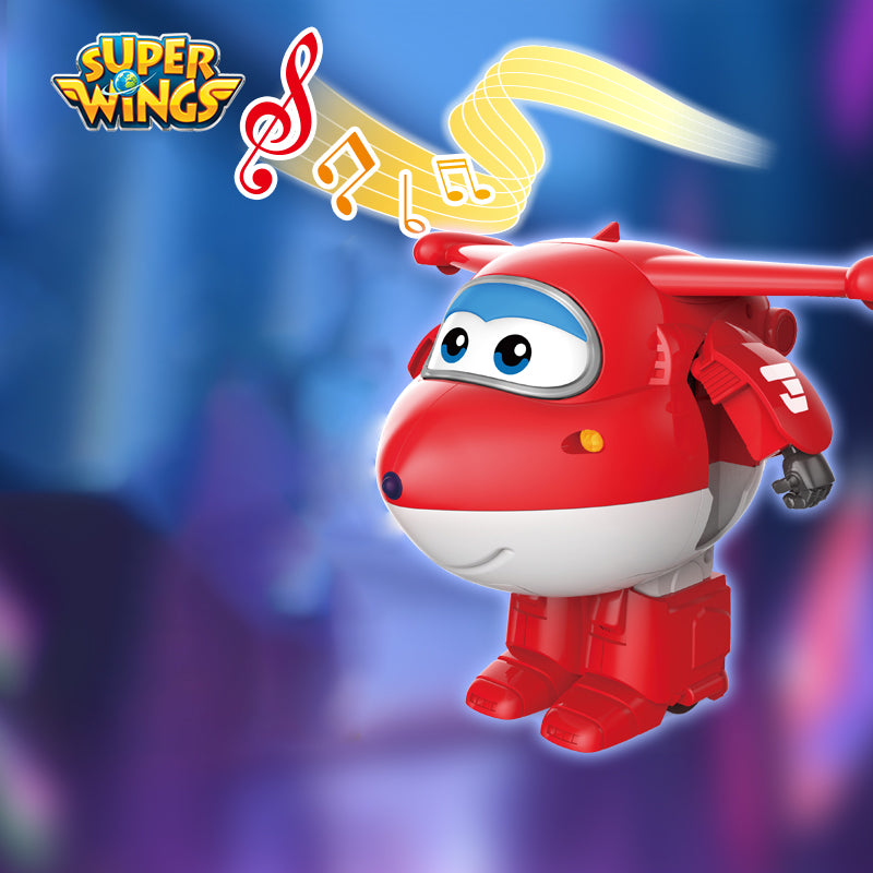 Super Wings Season 1 Remote Control Transforming JETT/DIZZY with Sound Light