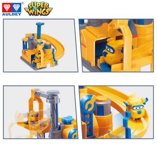 Super Wings Season 1 DONNIE'S Fix It Garage Playset, Mini Figures Included