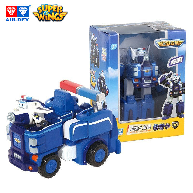 Super Wings - Transforming Vehicle Paul - 2 action figure