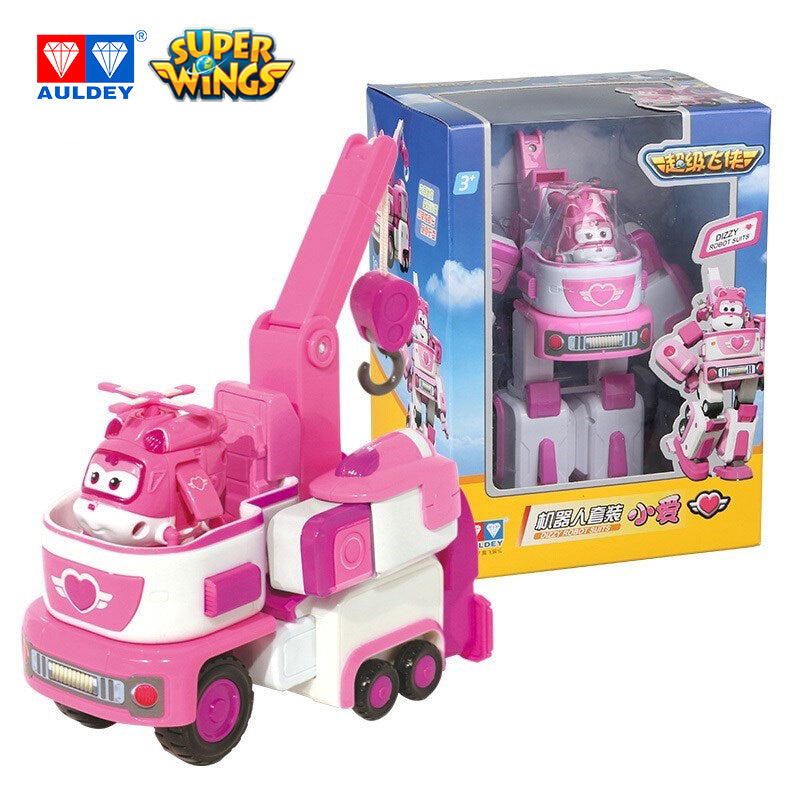 Super Wings Season 2 Dizzy’s Rescue Tow Transforming Vehicle Toy Set