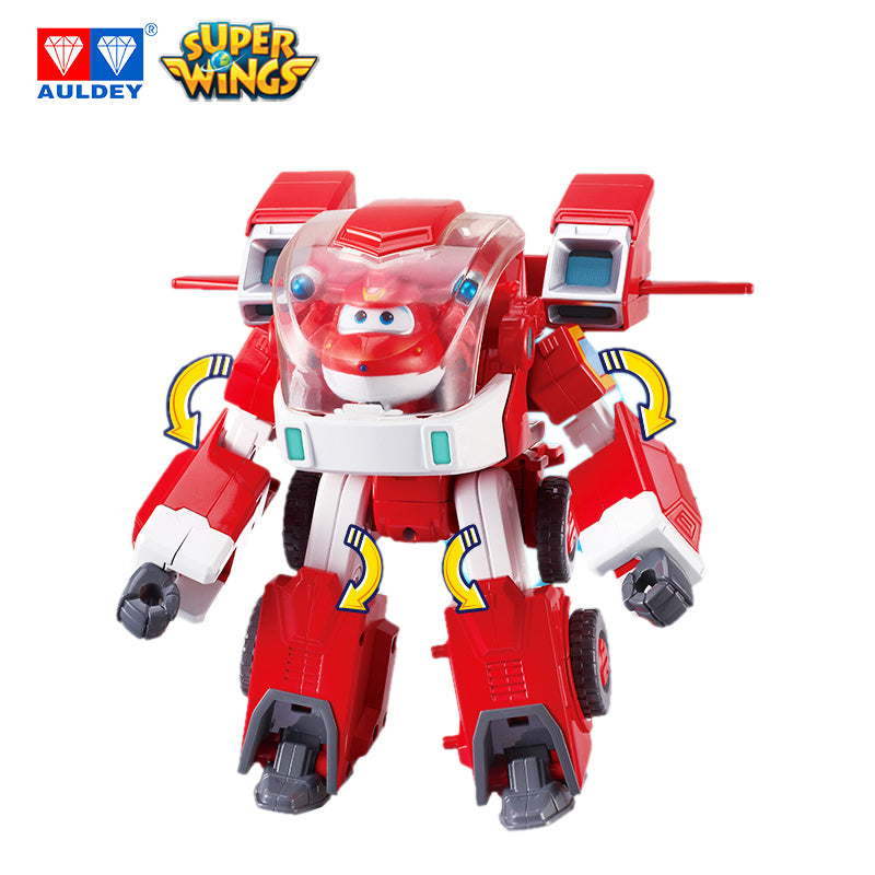 Super Wings Season 5 Supercharged Robot Suits JETT/DONNIE Action Figures