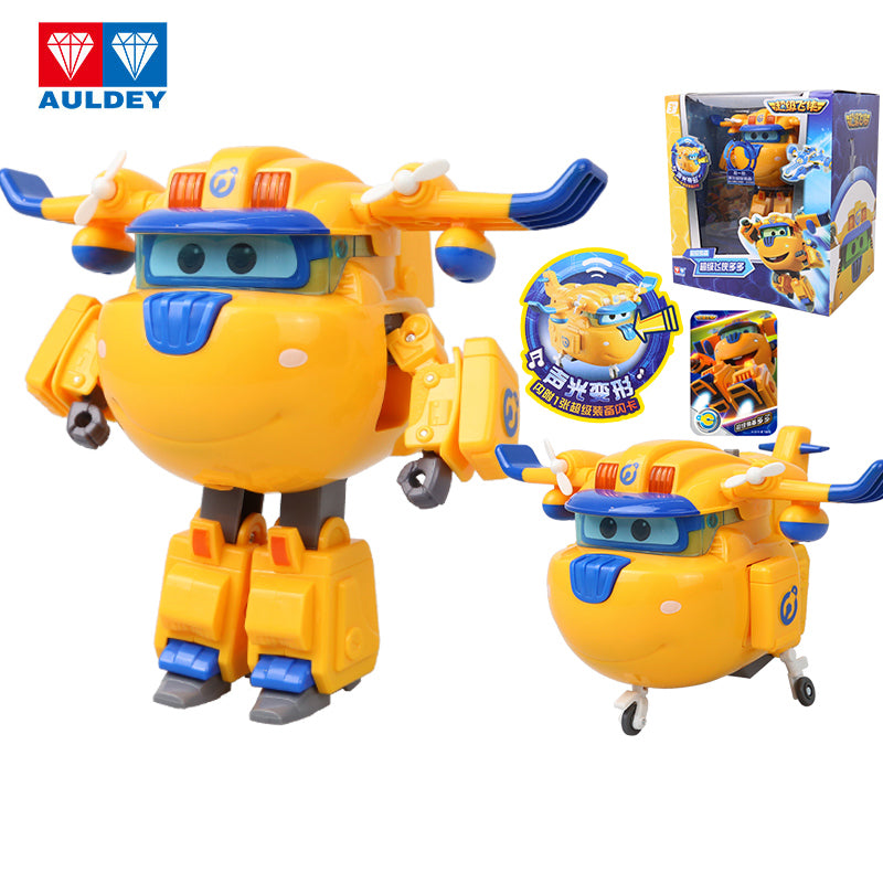 Super Wings Season 4 Supercharged JETT/DONNIE/DIZZY/PAUL/CRYSTAL/MIRA with Light Sound