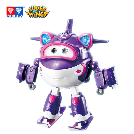 Super Wings Season 4 Supercharged JETT/DONNIE/DIZZY/PAUL/CRYSTAL/MIRA with Light Sound