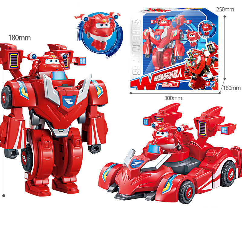 Super Wings Season 7 Team Speed Squad Robotic Suits JETT/DIZZY/JEROME/GOLDEN BOY