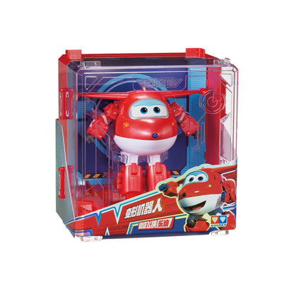 Super Wings Season 1 big transforming toy figures: Jett, Dizzy, Donnie, Jerome, Paul, Mira, Astra and Flip