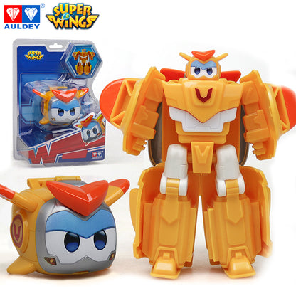 Super Wings Season 7 Transforming Pets JETT/DIZZY/GOLDEN BOY/TINO Action Figures