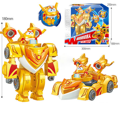 Super Wings Season 7 Team Speed Squad Robotic Suits JETT/DIZZY/JEROME/GOLDEN BOY