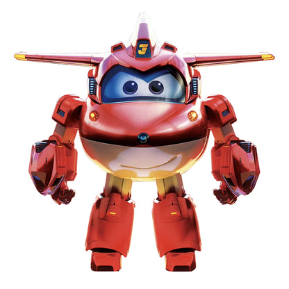 Super Wings Season 7 Deluxe Transforming Jett with LED