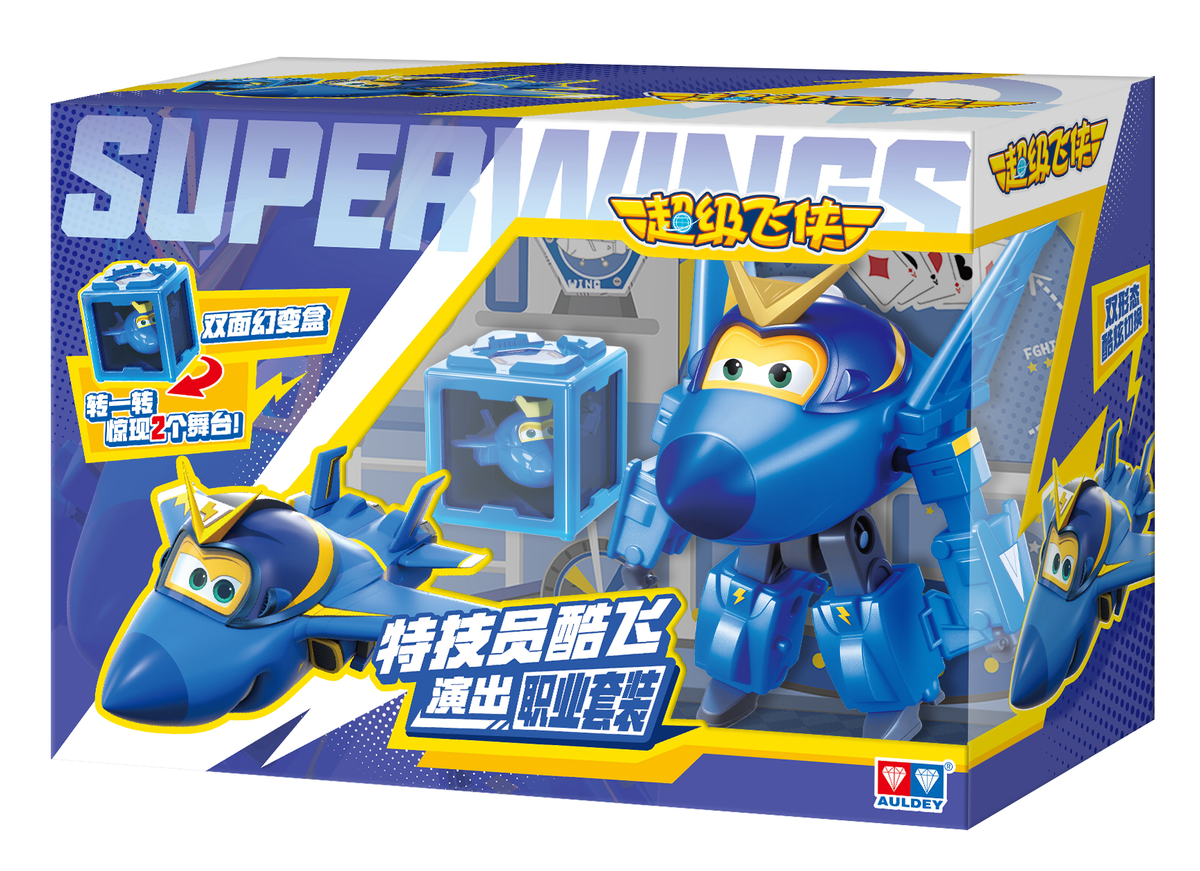Super Wings Jerome Stunt Performer model 790230N retail package