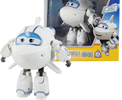 Super Wings Astra large transforming robot toy