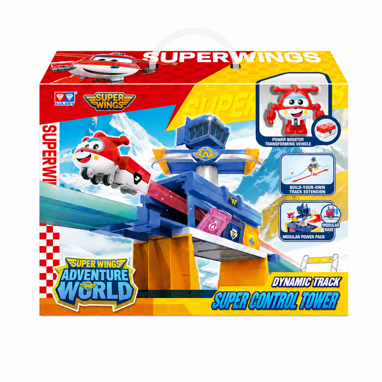Super Wings Super Control Tower transforming track playset model 790862 English packaging