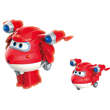 Super Wings Season 4 Mini Supercharged Robot JETT/DONNIE/DIZZY/ASTRA/MIRA/PAUL Jett - original product photo without promotional overlays