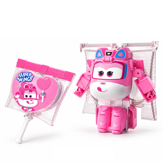 Super Wings Dizzy Milk Candy Transforming Toy Default Title - original product photo without promotional overlays