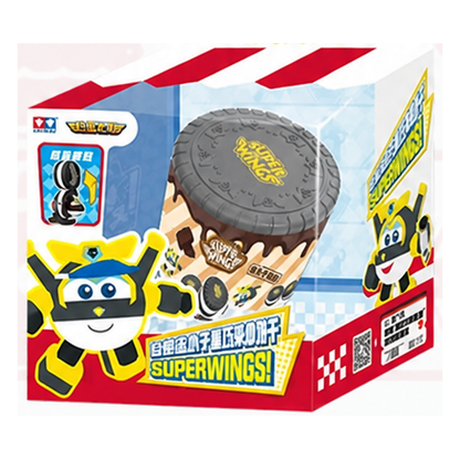 Super Wings Black Golden Boy Chocolate Sandwich Cookie Transforming Toy Default Title - original product photo without promotional overlays