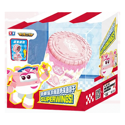 Super Wings Golden Girl Sweetheart Cookie Transforming Toy Default Title - original product photo without promotional overlays