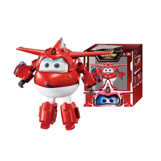 Clean main product image - Super Wings Season 7 Limited Edition Big Transforming Jett Dizzy