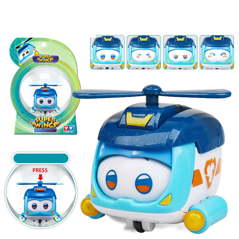 Clean main product image - Super Wings Season 7 Super Pets Tino Shine Ellie Jerome Golden Boy