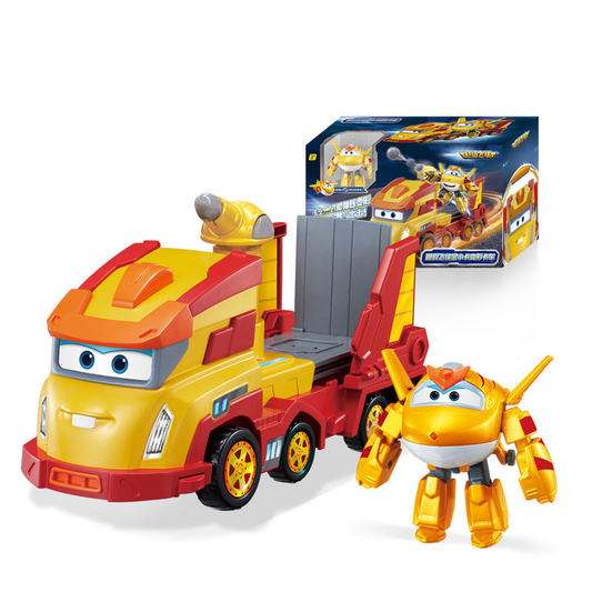 Clean main product image - Super Wings Golden Wheels Transforming Vehicle