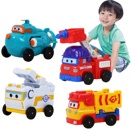 Clean main product image - Super Wings Mini Willy Sparky Remi Rover