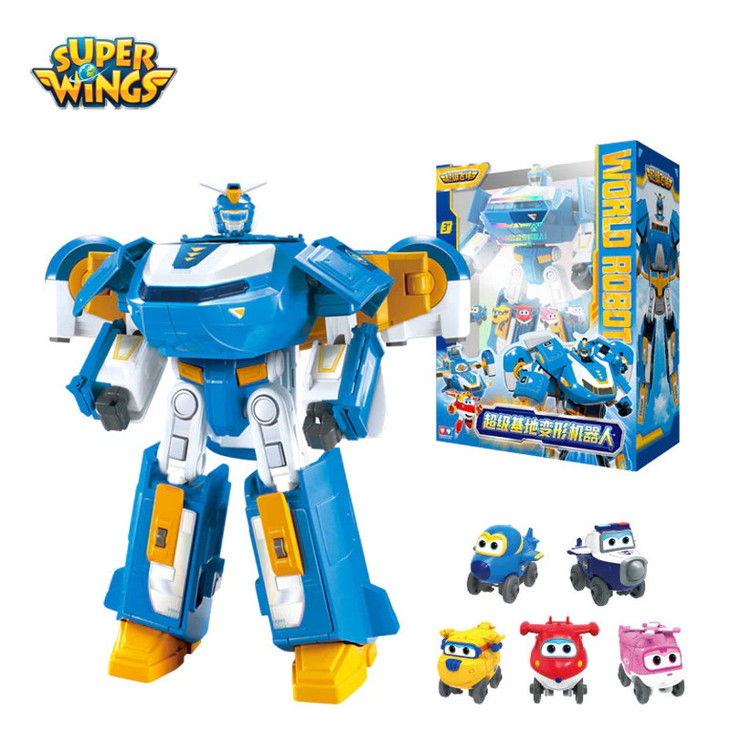 Super Wings Season 6 World Robot main image with Super Wings logo