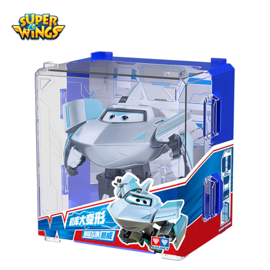 Super Wings Season 8 Electric Heroes Big Transforming SALLY main image with Super Wings logo