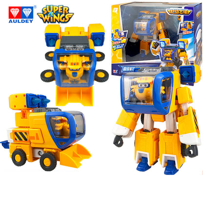 Super Wings Season 5 Supercharged Robot Suits JETT/DONNIE Action Figures
