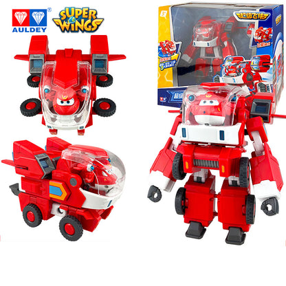 Super Wings Season 5 Supercharged Robot Suits JETT/DONNIE Action Figures
