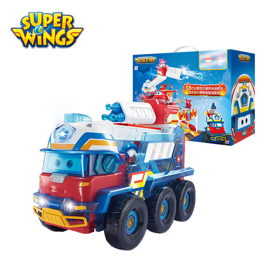 Super Wings Season 6 Fire Truck SPARKY with Sound Light
