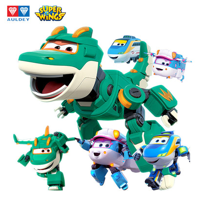 Super Wings Season 6 Mini Robot Transforming Toy TINO/LIME/TONY