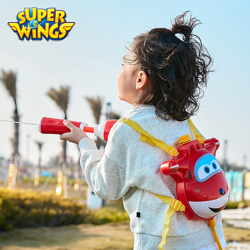 Super Wings Backpack Water Gun Kids Toy