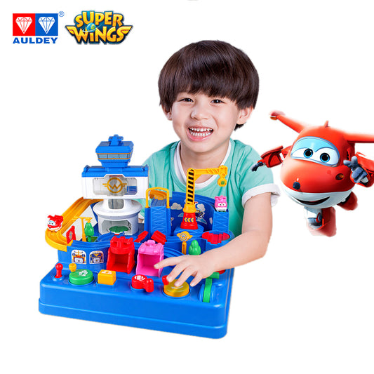 Super Wings Season 3 World Airport Playset with Mini Figures