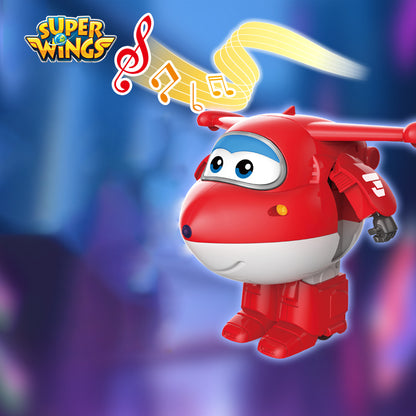 Super Wings Season 1 Remote Control Transforming JETT/DIZZY with Sound Light