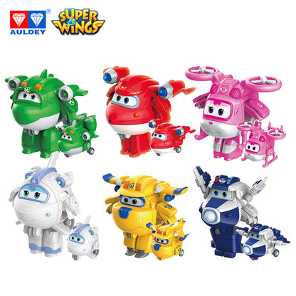 Super Wings Season 4 Mini Supercharged Robot JETT/DONNIE/DIZZY/ASTRA/MIRA/PAUL