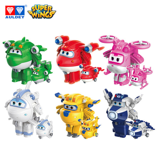 Super Wings Season 4 Mini Supercharged Robot JETT/DONNIE/DIZZY/ASTRA/MIRA/PAUL