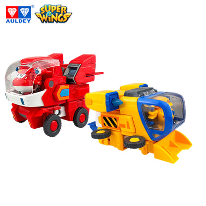 Super Wings Season 5 Supercharged Robot Suits JETT/DONNIE Action Figures