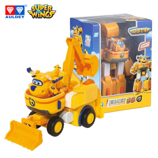 Super Wings Season 2 Donnie’s Dozer Transforming Vehicle Toy Set