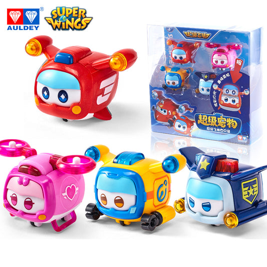 Super Wings Season 5 Super Pets 4 Pack Collection Action Figures